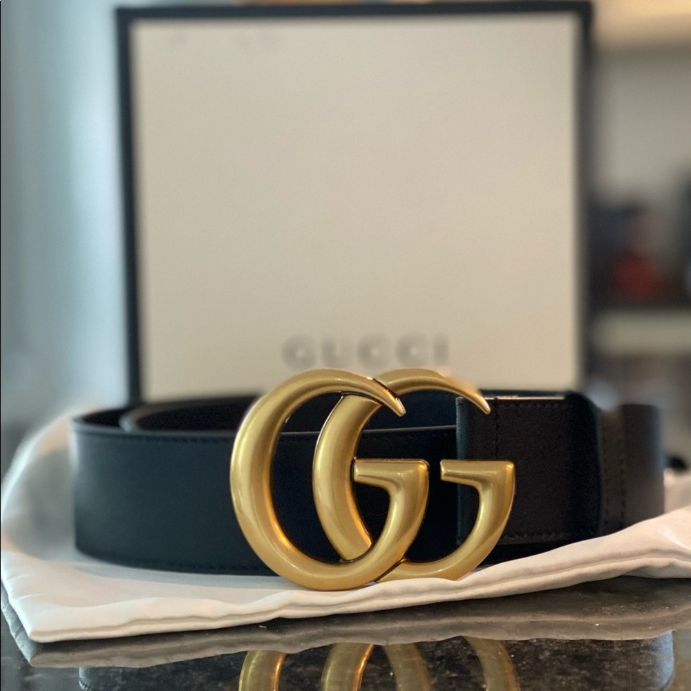 GUCCI black belt size 85